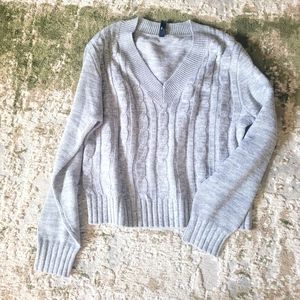 H&M divided sweater
